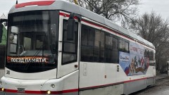 В Новочеркасске на линию вышел тематический трамвай