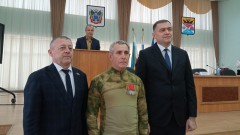 Двоих добровольцев из Новочеркасска наградили медалями «За храбрость»